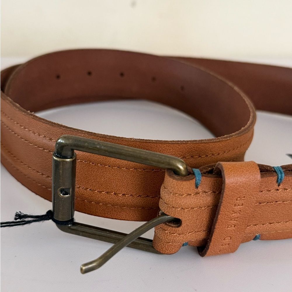 Ted Baker London 'SUMTIME' Men's Size
36 Piped Stitch Tan Leather Hip Belt - Picture 2 of 5